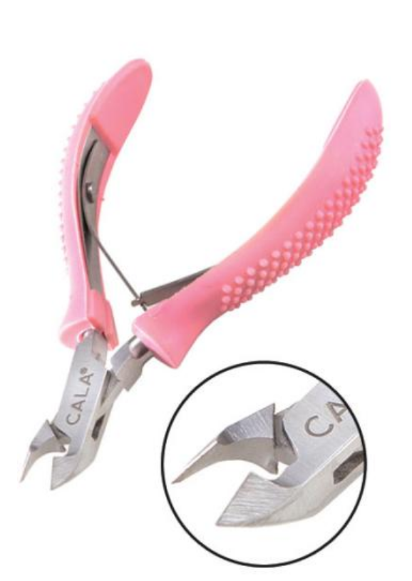 CALA Cuticle Nipper (Pink Grip)- 50762 - ADDROS.COM